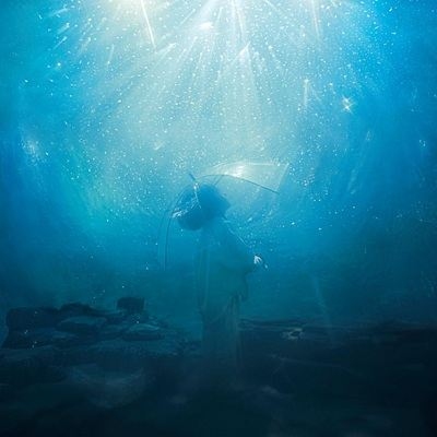 海いっぱいに降りしきる星